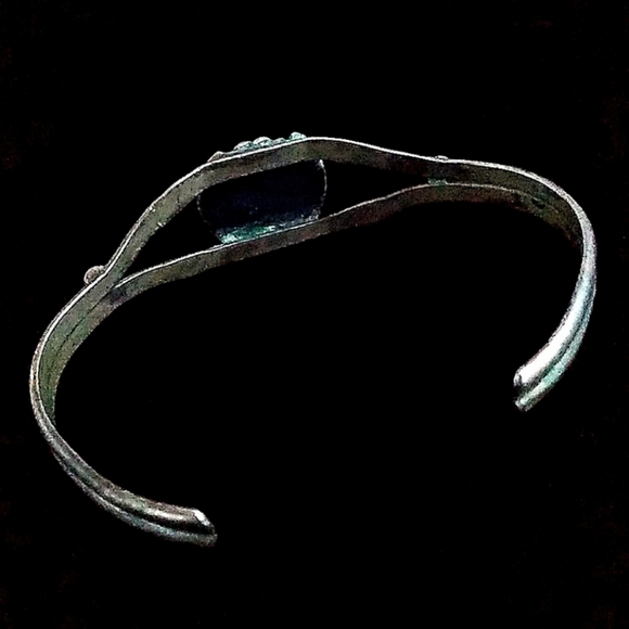 *CHILD SZ* Old Pawn Sterling Silver Turquoise Cuff